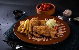 سمك مع البطاطس